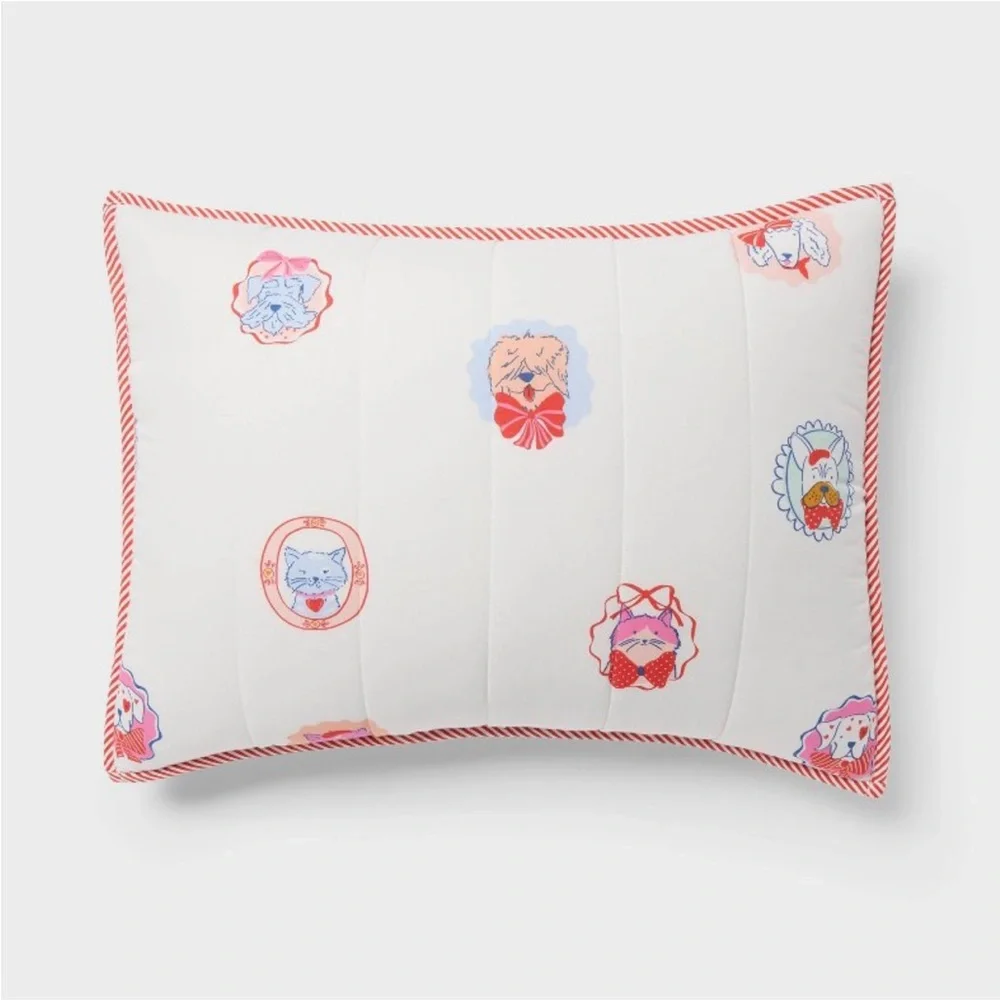PILLOWFORT NWT patisserie pet Shoppe Kids' Quilt Set -full/queen